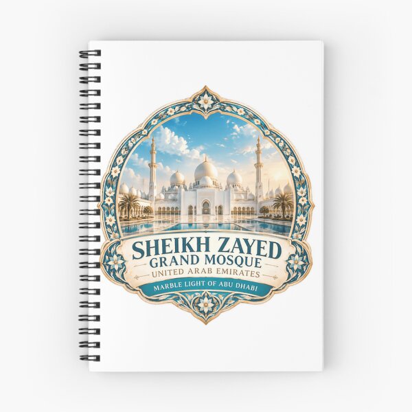 Item preview, Sheikh Zayed Grand Mosque United Arab Emirates Marble Light Of Abu Dhabi Travel Vacation Souvenir Landmark designed and sold by JonesFlora2025.
