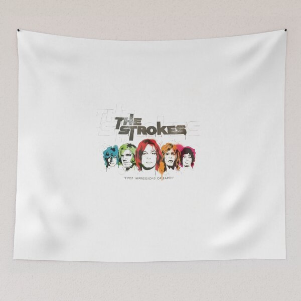 Item preview, The Strokes First Impressions Of Earth Colorful Pop Art T-Shirt designed and sold by cubomtumeshop.