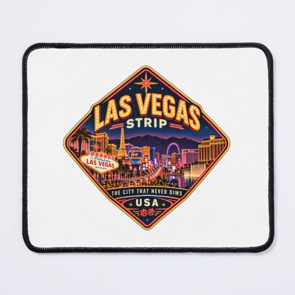 Item preview, Las Vegas Strip Welcome To Fabulous Las Vegas Nevada Travel City That Never Dims USA designed and sold by JonesFlora2025.