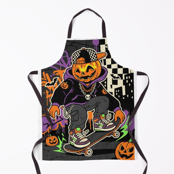 Item preview, Pumpkin Head Skater Streetwear Halloween designed and sold by Ranpict.