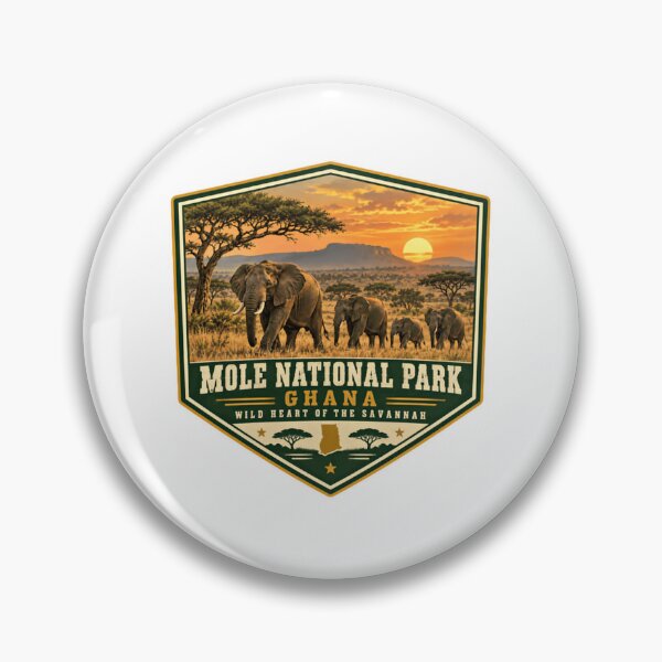 Item preview, Mole National Park Ghana Wild Heart Of The Savannah African Wildlife Traveler Nature Lover designed and sold by JonesFlora2025.