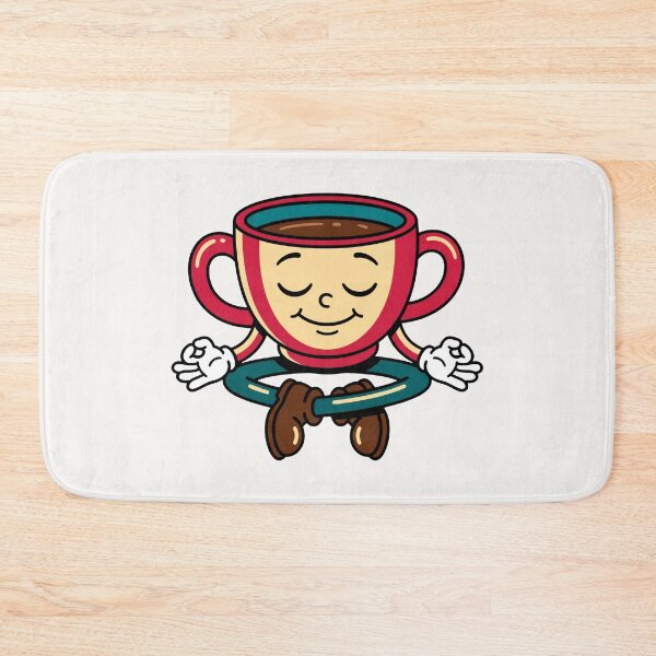 Item preview, Vintage Cartoon Meditating Coffee Cup Zen Retro 1930s designed and sold by pattman.
