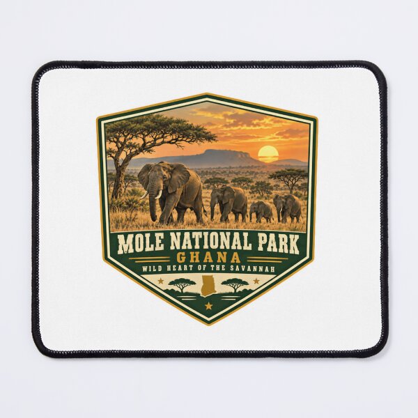 Item preview, Mole National Park Ghana Wild Heart Of The Savannah African Wildlife Traveler Nature Lover designed and sold by JonesFlora2025.