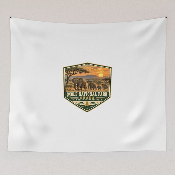 Item preview, Mole National Park Ghana Wild Heart Of The Savannah African Wildlife Traveler Nature Lover designed and sold by JonesFlora2025.