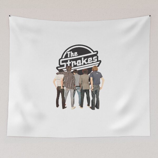 Item preview, The Strokes Classic Logo Back View Band T-Shirt designed and sold by cubomtumeshop.