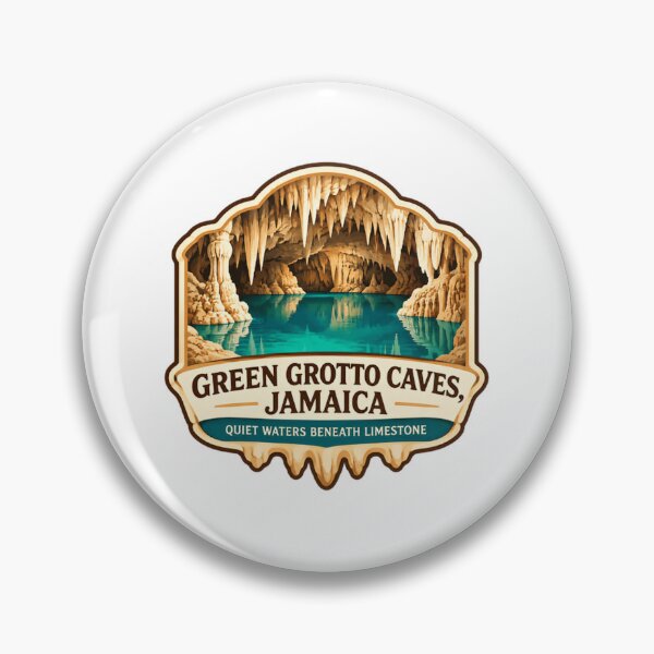 Item preview, Green Grotto Caves, Jamaica Quiet Waters Beneath Limestone Travel Vacation Tourist Souvenir designed and sold by JonesFlora2025.