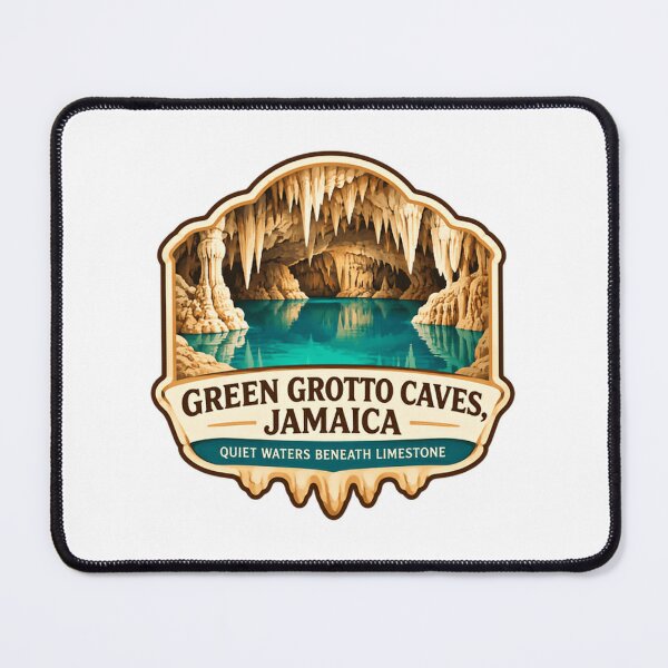 Item preview, Green Grotto Caves, Jamaica Quiet Waters Beneath Limestone Travel Vacation Tourist Souvenir designed and sold by JonesFlora2025.