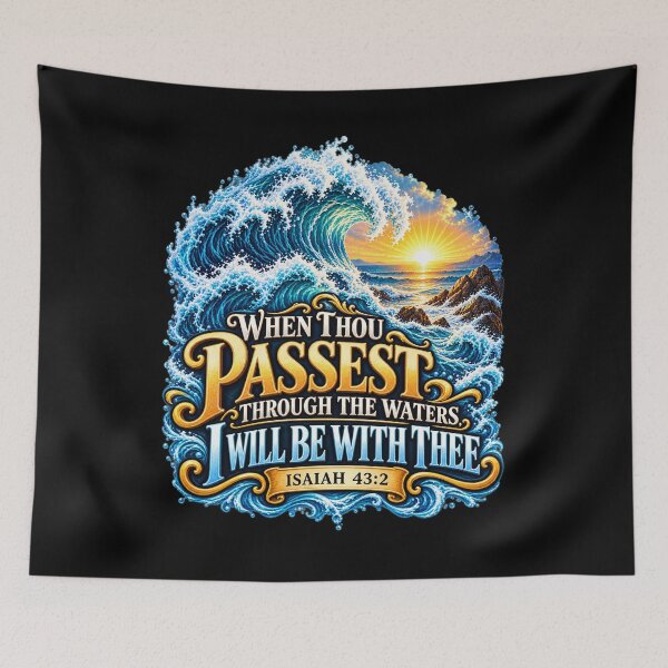 Item preview, When You Past through the Waters designed and sold by ChristianLife.