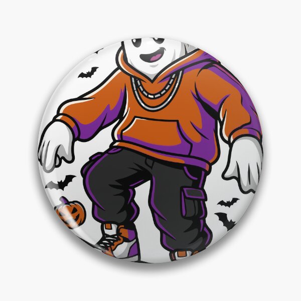Item preview, Ghost Skater Chain Streetwear Halloween designed and sold by Ranpict.