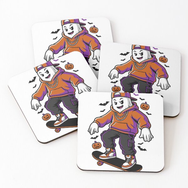 Item preview, Ghost Skater Chain Streetwear Halloween designed and sold by Ranpict.