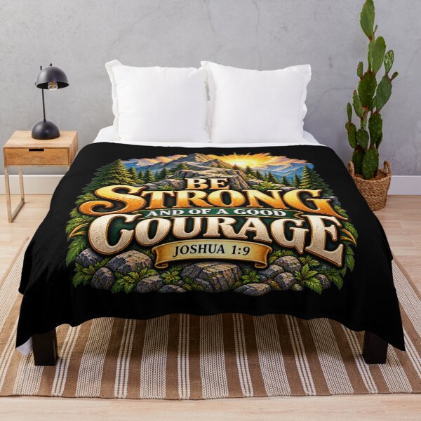 Item preview, Be Strong and Courageous designed and sold by ChristianLife.