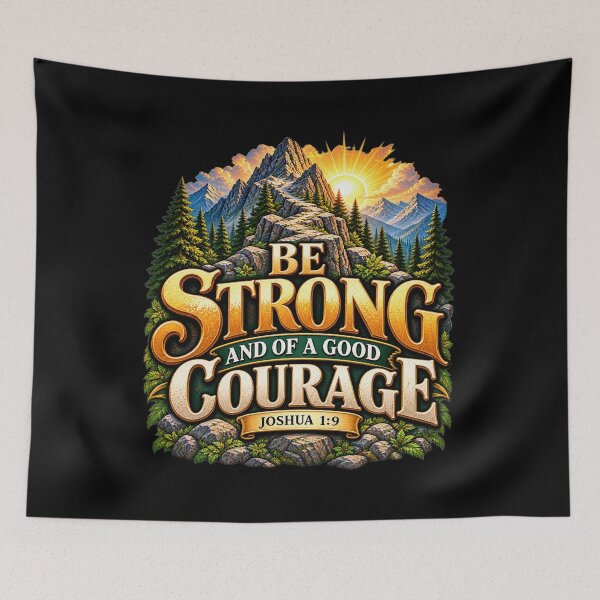 Item preview, Be Strong and Courageous designed and sold by ChristianLife.