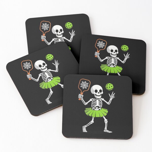 Item preview, Spooky Dink Spooky Pickleball Halloween Skeleton Sport designed and sold by ZariahNey.