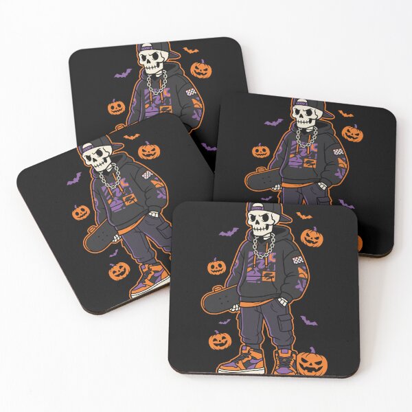 Item preview, Skeleton Skater Streetwear Halloween Design designed and sold by Ranpict.