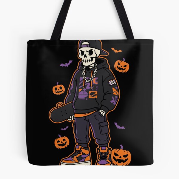 Item preview, Skeleton Skater Streetwear Halloween Design designed and sold by Ranpict.
