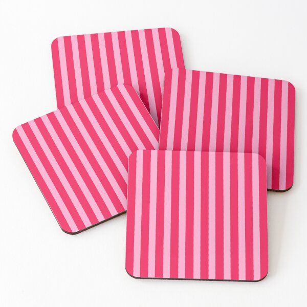 Item preview, Fuchsia and light pink striped print designed and sold by SZ Art Studio.