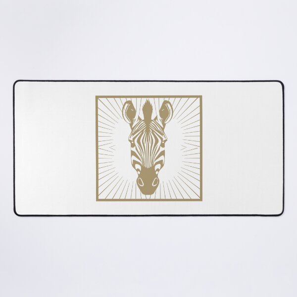Item preview, Gold Zebra Head Animal Sunburst Geometric designed and sold by HYPNK.