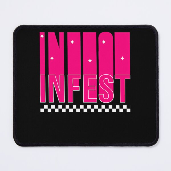 Item preview, Infest Hardcore Music Band Pink Stripe designed and sold by DiellePoulin.
