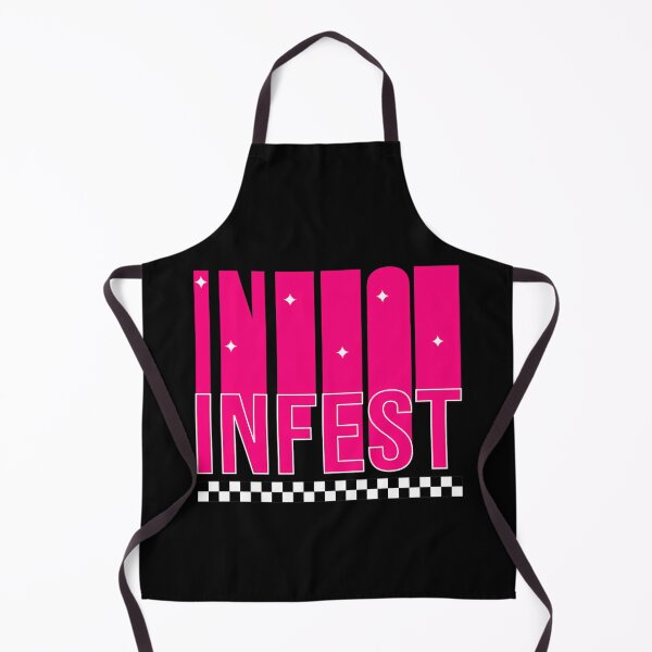 Item preview, Infest Hardcore Music Band Pink Stripe designed and sold by DiellePoulin.