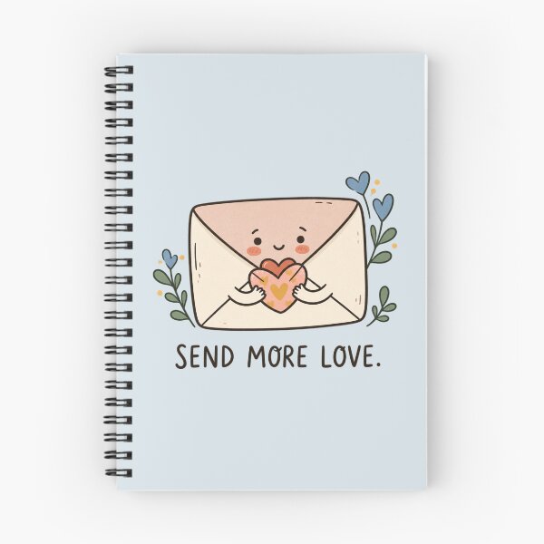 Item preview, Send More Love | Cute Kawaii Envelope Heart Art designed and sold by MrDev.