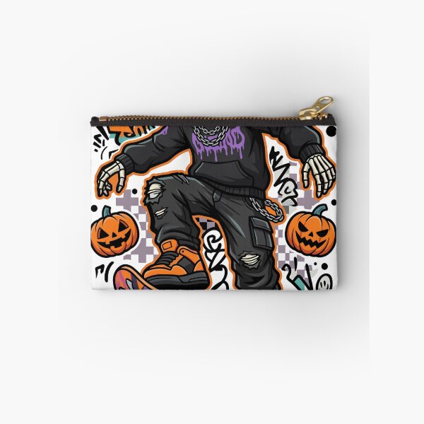 Item preview, Skeleton Graffiti Skater Halloween Streetwear designed and sold by Ranpict.