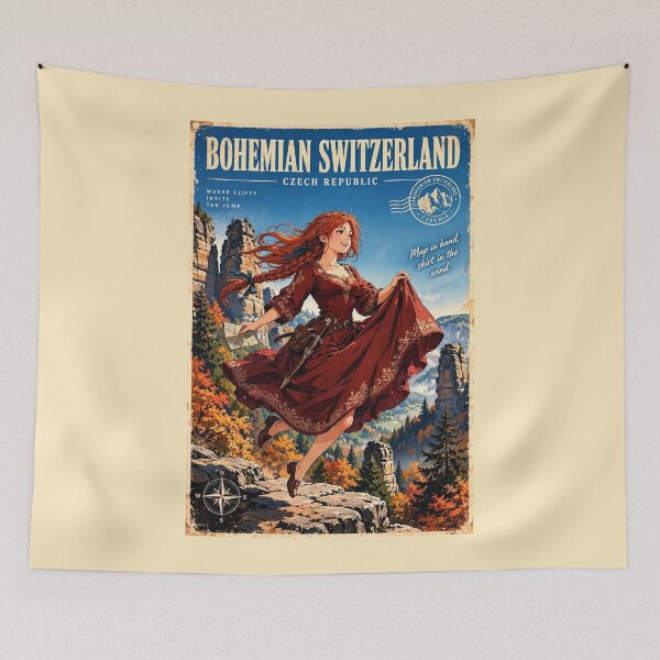Item preview, Czech Republic, Bohemian Switzerland - Adventure in Bohemian Switzerland designed and sold by DibujandoPorfa.