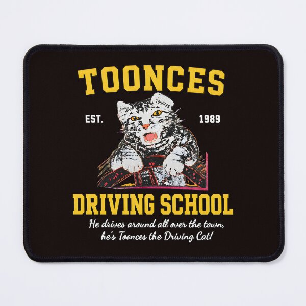 Item preview, Toonces Driving School Est 1989 Funny Cat Retro designed and sold by PIVASA.