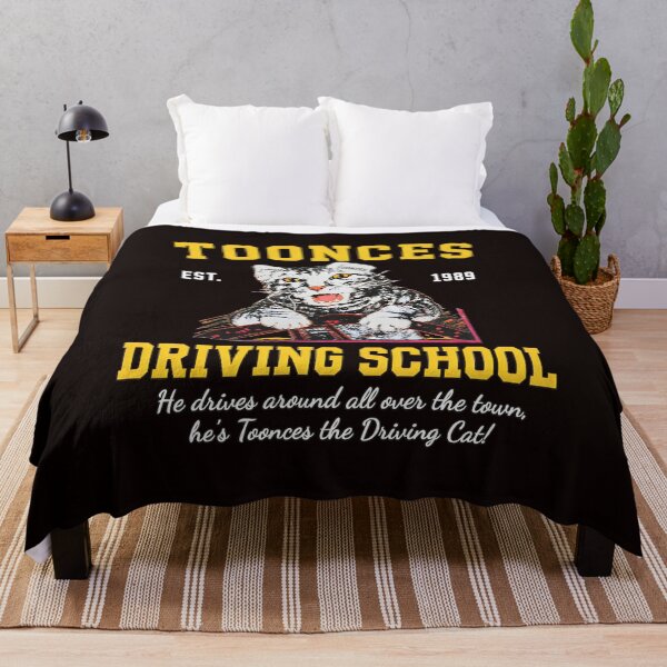 Item preview, Toonces Driving School Est 1989 Funny Cat Retro  designed and sold by PIVASA.