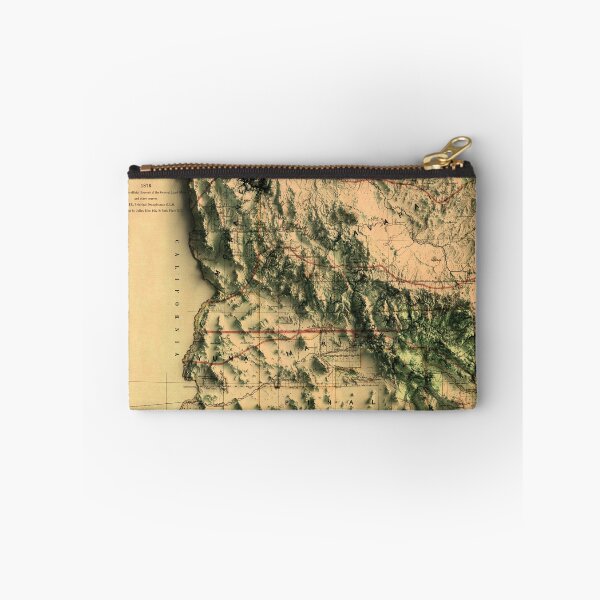 Item preview, 1876 Arizona Relief Map digitally-rendered designed and sold by ThinkAboutMaps.