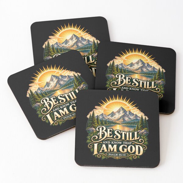 Item preview, Be Still and Know That I Am God - Bible Verse designed and sold by ChristianLife.