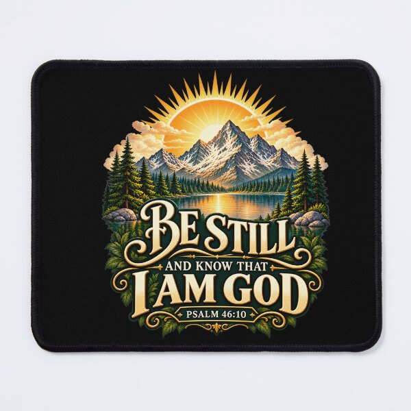 Item preview, Be Still and Know That I Am God - Bible Verse designed and sold by ChristianLife.