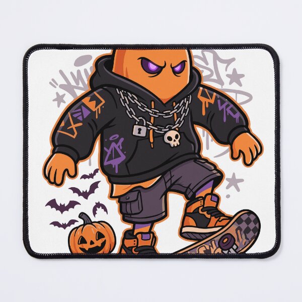 Item preview, Pumpkin Head Graffiti Skater Halloween designed and sold by Ranpict.