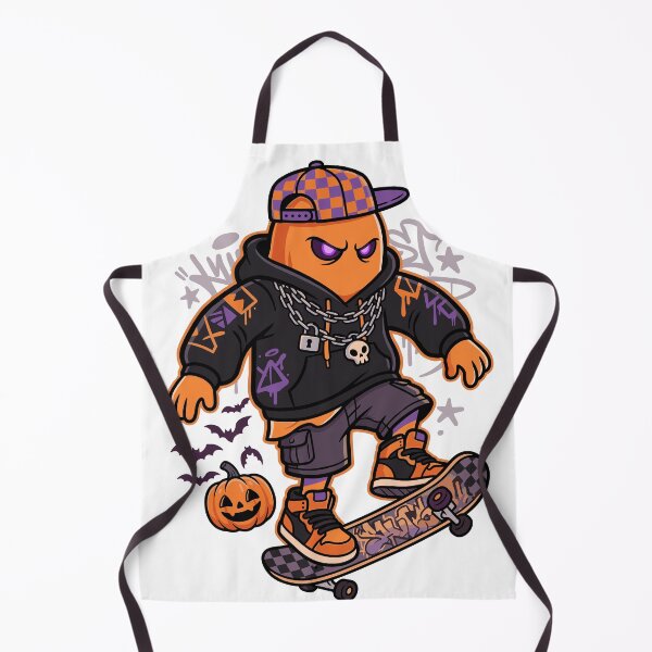 Item preview, Pumpkin Head Graffiti Skater Halloween designed and sold by Ranpict.