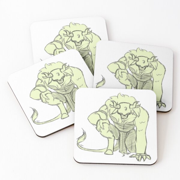 Item preview, Sitting Guardian Muscle Dragon Guardian Artwork designed and sold by Huy Vo Hand-Drawn Art.