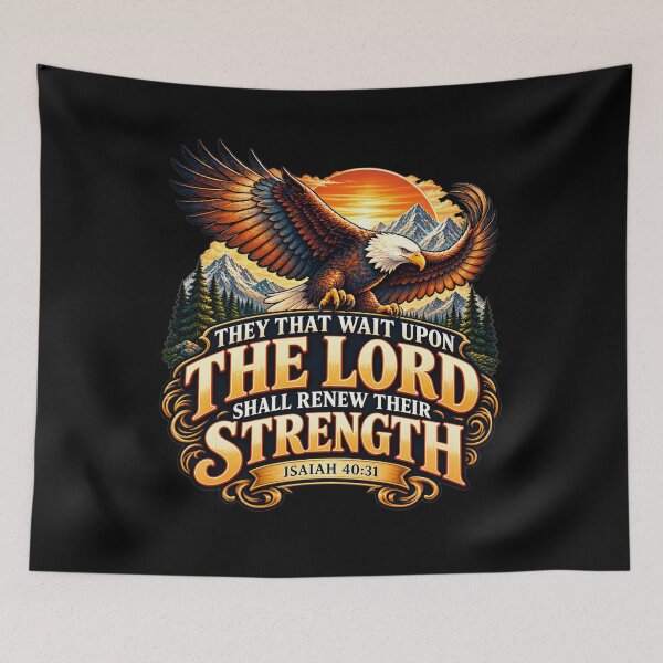 Item preview, They that wait on the Lord - Bible verse designed and sold by ChristianLife.