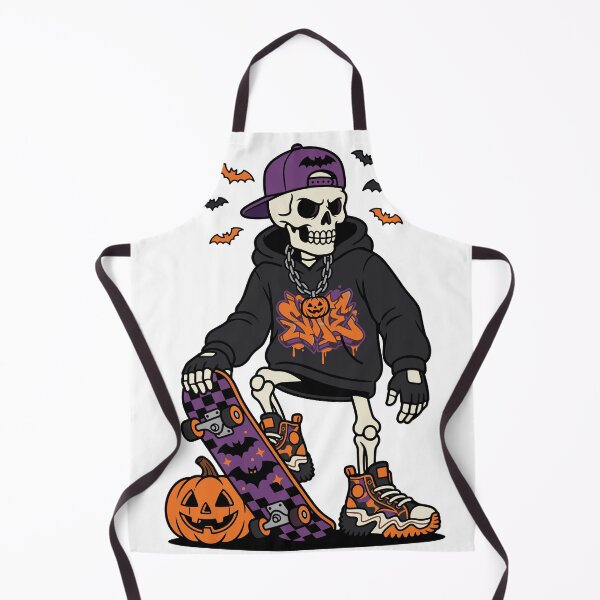 Item preview, Skeleton Skater Hoodie Streetwear Halloween designed and sold by Ranpict.