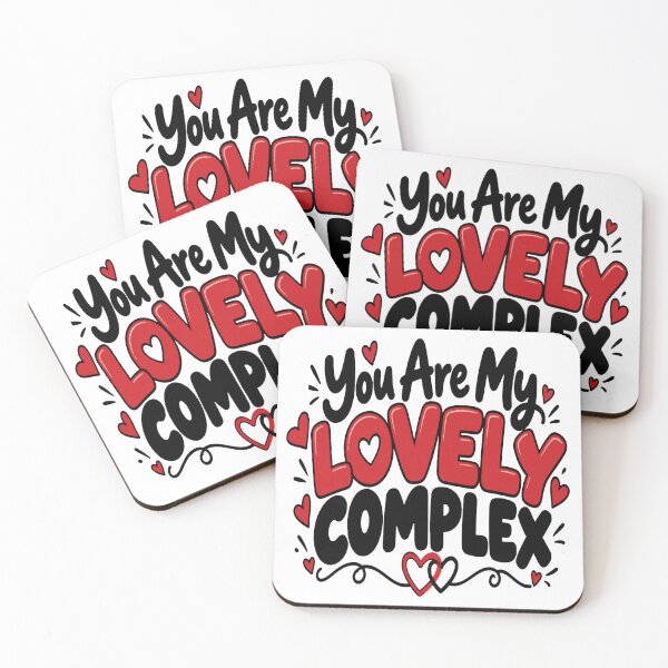 Item preview, You Are My Lovely Complex – Cute Romantic Love Design designed and sold by Lovestickerco.