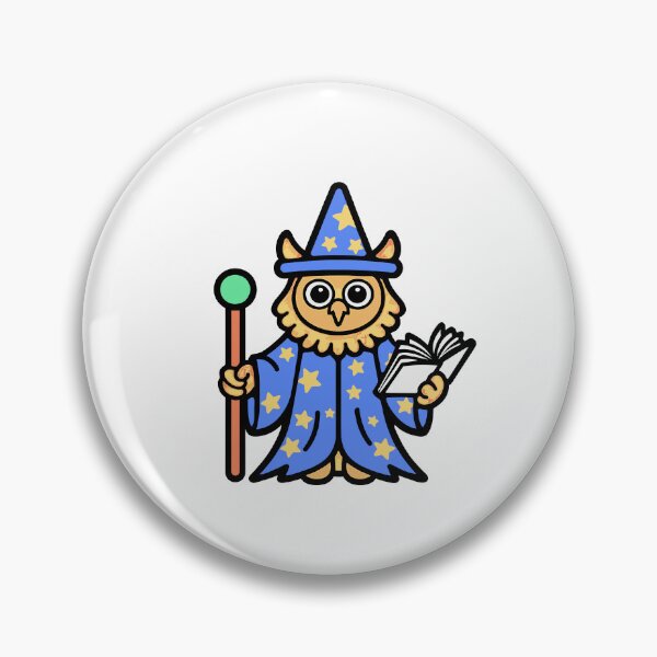 Item preview, Owl Wizard with a Spell Book designed and sold by BysonDesigns.