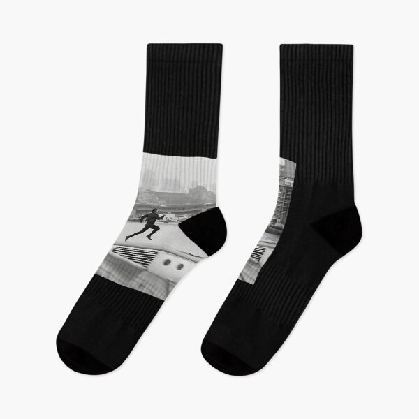 Item preview, Urban Run Monochrome Action Cityscape designed and sold by PIVASA.