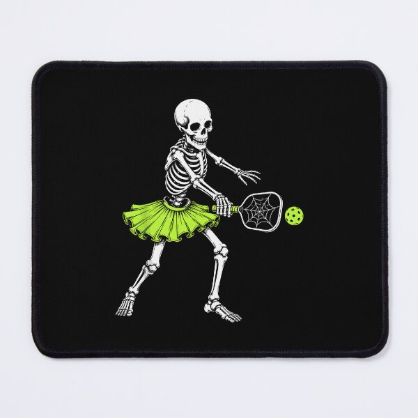 Item preview, Spooky Dink Spooky Pickleball Halloween Skeleton Drawing designed and sold by ZariahNey.