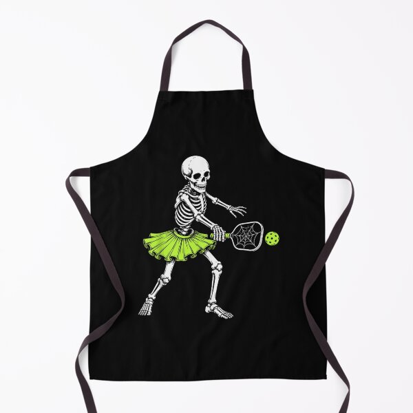 Item preview, Spooky Dink Spooky Pickleball Halloween Skeleton Drawing designed and sold by ZariahNey.