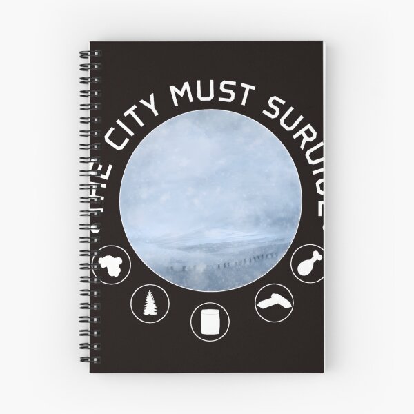 Item preview, City Must Survive Snowy Landscape Survival Quote designed and sold by PIVASA.