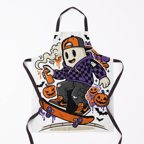 Item preview, Ghost Skater Spray Paint Streetwear Halloween designed and sold by Ranpict.