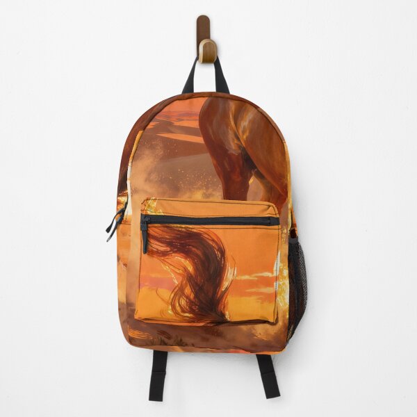 Item preview, Chestnut Horse Running Desert Sunset Golden Dust designed and sold by KAMOCHI Art.