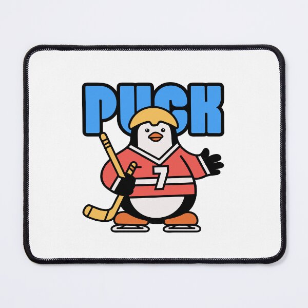 Item preview, Puck - Penguin Ice Hockey Player designed and sold by BysonDesigns.