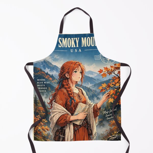 Item preview, USA, Great Smoky Mountains Autumn - Into the Smoky Mountain Mist designed and sold by DibujandoPorfa.