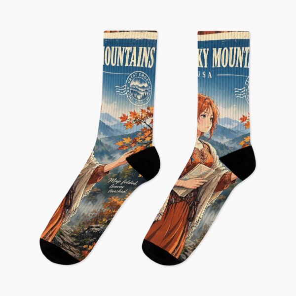 Item preview, USA, Great Smoky Mountains Autumn - Into the Smoky Mountain Mist designed and sold by DibujandoPorfa.