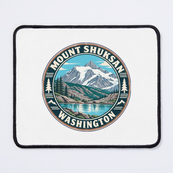 Item preview, Mount Shuksan Washington Mountain Hiking Outdoor Travel designed and sold by SEEM-drawing.