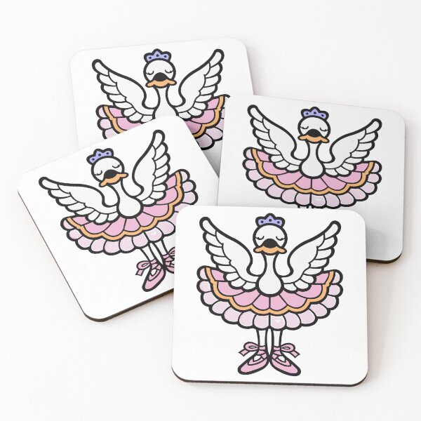 Aperçu de l'œuvre Cygne ballerine en tutu créée et vendue par BysonDesigns.