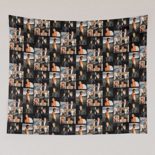 Item preview, Young Brad Pitt Collage Poster High Quality designed and sold by Vettinn.